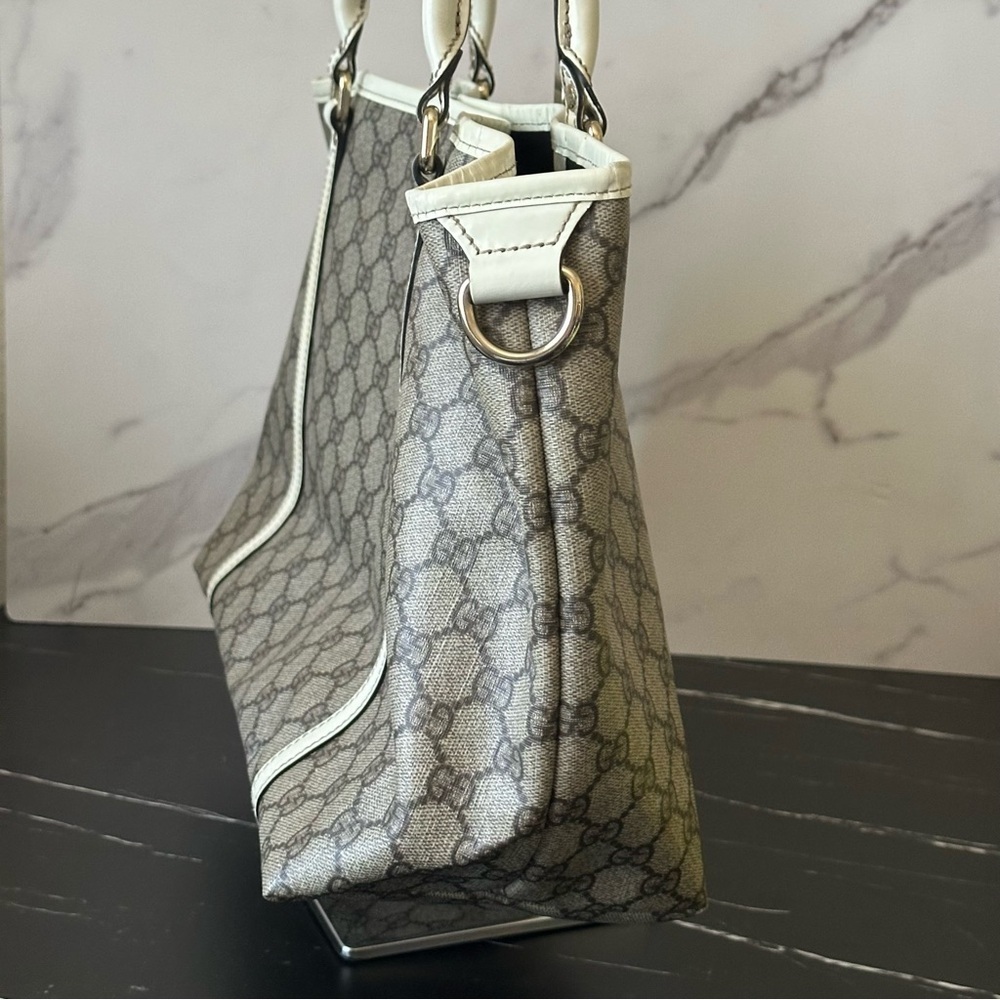 🧡GUARANTEED AUTHENTIC GUCCI GG SUPREME MEDIUM JOY TOTE🧡 - Picture 12 of 16